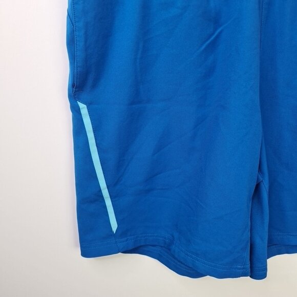 Nike Dri Fit Power Men's Woven Blue Athletic Shorts Sportswear Size M - Picture 4 of 9
